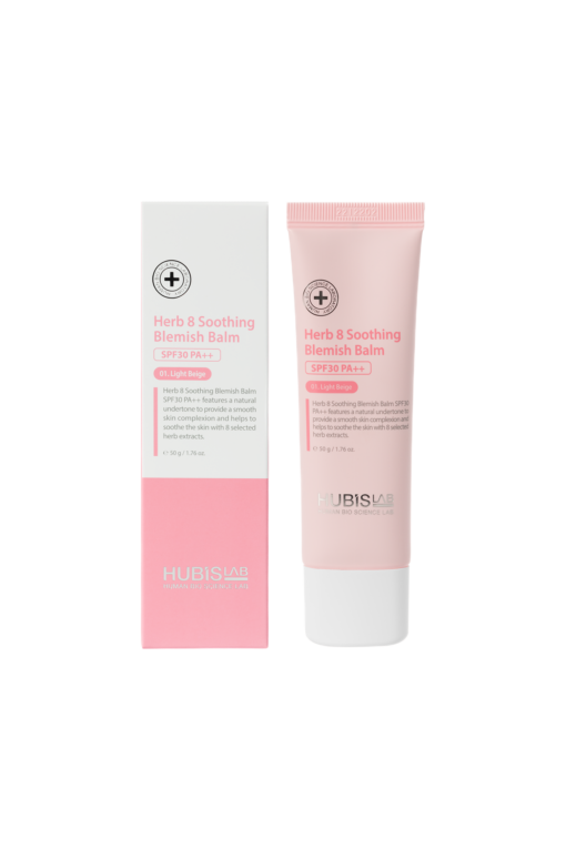 New Herb and Soothing blemish balm with spf 30 from Hubis Lab