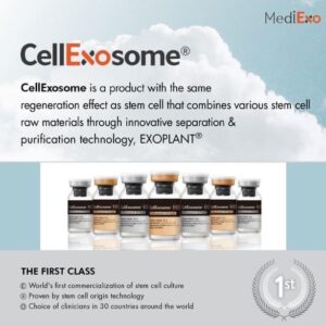 Cell Exosomes with stem cell that combines various stem raw materials through innovative separation