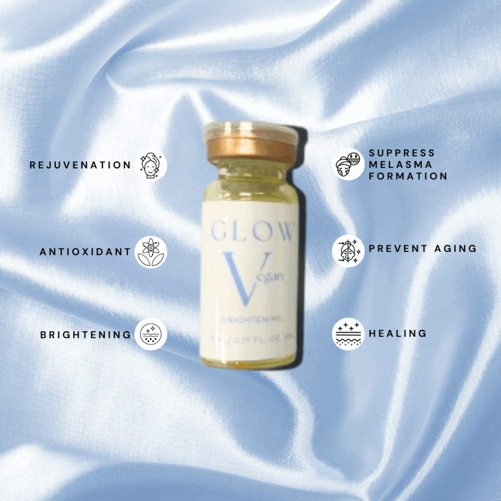 Are you a professional? Get Wholesale pricing. Click here to register for the best possible prices! Channel Pro Vegan Glow Brightening 5ml *Expires 04/2026 A professional-grade glow ampoule formulated to hydrate, brighten, and support skin recovery while enhancing overall radiance. Hydration · Brightening · Barrier Support · Glow Enhancement Deep, long-lasting hydration Enhanced skin radiance and clarity Supports post-treatment skin recovery Ideal for use after microchanneling or aesthetic treatments Key Ingredients ✨ Ergothioneine A powerful antioxidant amino acid that helps protect the skin from environmental stressors and supports a brighter, healthier-looking complexion. 🧬 Glycosaminoglycans (GAGs) Essential skin components known for their exceptional water-retention capacity, helping improve skin density, plumpness, and suppleness. 🫧 Lecithin A skin-friendly phospholipid that supports the skin barrier and enhances the delivery of active ingredients. 🧬 Sodium DNA Supports skin vitality and conditioning, helping enhance skin recovery and improve overall skin texture. 🌟 Tranexamic Acid A well-known brightening ingredient that helps improve the appearance of uneven skin tone and discoloration for a clearer, more radiant complexion. Ingredients: Ergothioneine, Arabidopsis Thaliana Extract, Sodium Chon-droitin Sulfate, Glycosaminoglycans, Lecithin, Ethoxy-diglycol, Sodium DNA, Tranexamic Acid