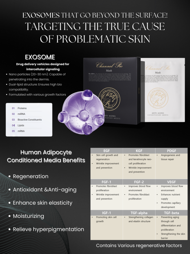 Channel Pro Conditioned Media Anti-Aging Mask 10 Sheets x 30ml