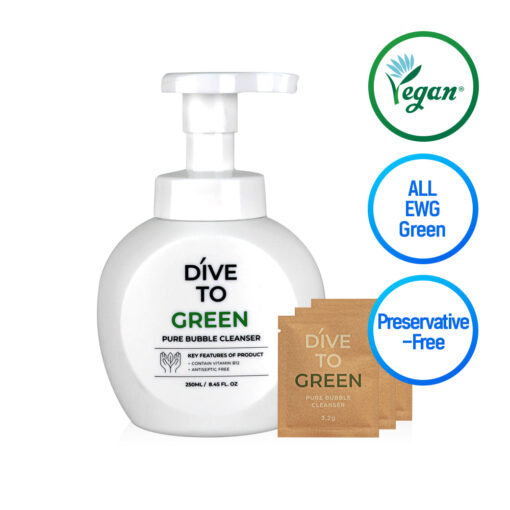 Lon.G DIVE TO GREEN Pure Bubble Cleanser 3.2g*3EA *Product expires 7/2025