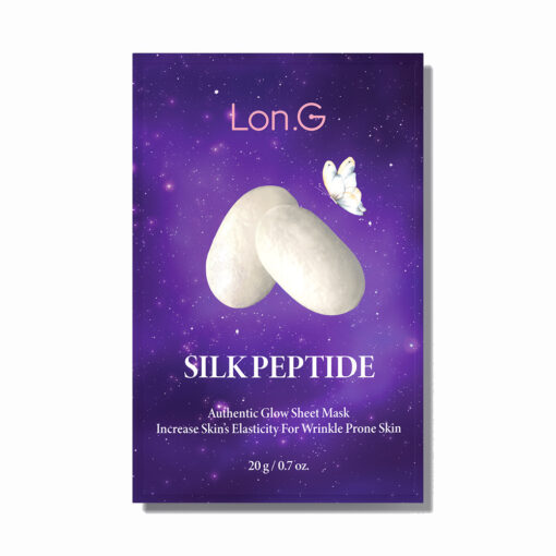 Lon.G Silk Peptide Authentic Glow Sheet Mask 10EA 20g