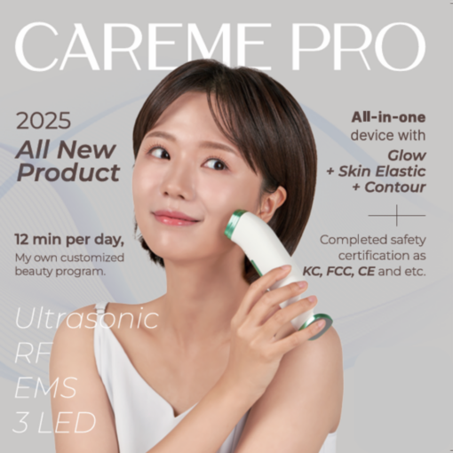 CAREME PRO 700g 4in 1 Beauty Device & RF + ULTRA-SONIC + EMS + LED | Improving Anti-aging Lifting Glow Skin Made in Korea - Image 9