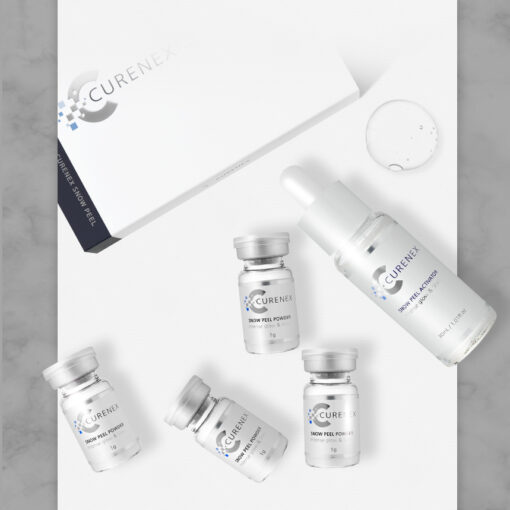 Curenex Snow Peel Powder 1g, 4 vials & Activator 30ml - Image 2