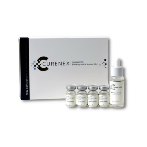 Curenex Snow Peel Powder 1g, 4 vials & Activator 30ml