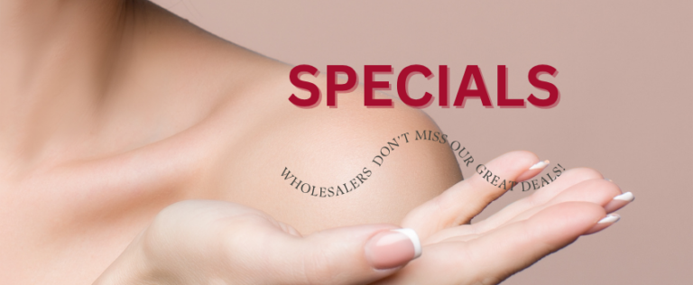 Specials discount, sale, deals for wholesalers professionals