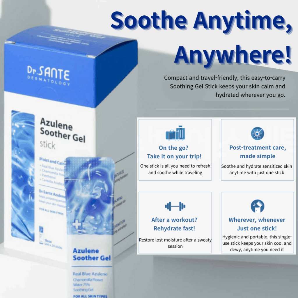 Dr. Sante Azulene Soother Gel Stick (5mlX20ea) / (500ml)