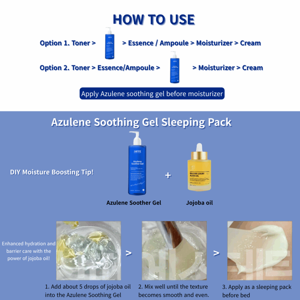 Dr. Sante Azulene Soother Gel Stick (5mlX20ea) / (500ml)