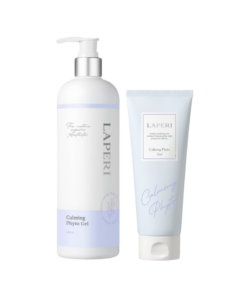 Laperi Calming Phyto Gel (480ml / 150ml) Log in or register now to access special pricing. Laperi Calming Phyto Gel (480ml / 150ml) Gentle Calming Gel to soothe and relieve sensitive skin CALM, COOL & HYDRATE A Soothing Gel for Red, Sensitive, and Stressed Skin Specially formulated to comfort irritated, overheated skin, this soothing gel helps restore a healthy-looking complexion. Feverfew Extract helps calm visible redness and discomfort caused by external stressors. Deep Sea Water Minerals replenish essential minerals while leaving skin soft, smooth, and refreshed. Organic Centella Asiatica Extract helps support the skin's natural recovery process and promotes a healthier-looking complexion. Aloe Vera Leaf Water, naturally rich in vitamins A, C, D, E, and B12, delivers long-lasting hydration to tired, dehydrated skin. Guaiazulene helps strengthen the skin barrier while providing soothing care for sensitive skin. Reveal calm, hydrated, and healthy-looking skin with every application. Laperi Calming Phyto Gel (480ml / 150ml) Ingredients Water (Aqua), Glycerin, 1,2-Hexanediol, Methylpropanediol, Pentylene Glycol, Ficus Carica (Fig) Fruit Extract, Centella Asiatica Extract, Ulmus Davidiana Root Extract, Celosia Cristata Seed Extract, Chamomilla Recutita (Matricaria) Flower Extract, Tanacetum Parthenium (Feverfew) Extract, Aloe Barbadensis Leaf Water, Pelargonium Graveolens Flower Oil, Hydrogenated Lecithin, Salvia Officinalis Oil, Pogostemon Cablin Oil, Citrus Bergamia (Bergamot) Oil, Sodium Carbomer, Ammonium Acryloyldimethyltaurate/VP Copolymer, C12-14 Pareth-12, Panthenol, Butylene Glycol, Sea Water, Disodium EDTA, Ceramide NP, Tocopherol, Guaiazulene, Ethylhexylglycerin, Citronellol, Geraniol, Linalool.