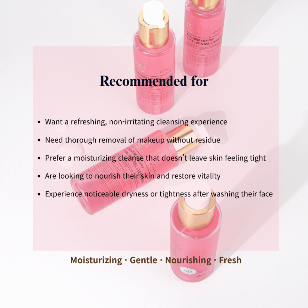 Rebloom Luxury 4 Hyal Vita Gel Cleansing (200ml)
