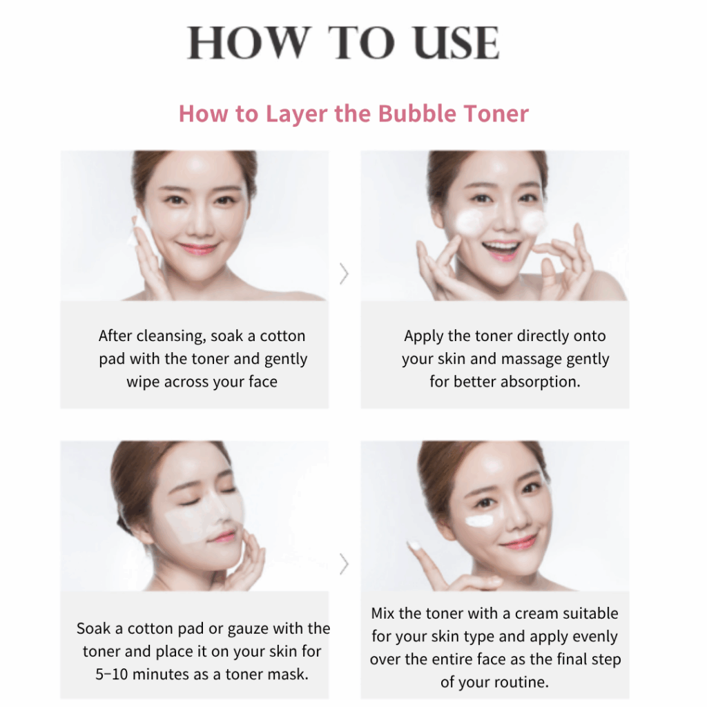 Rebloom Luxury Bubble Toner (200ml)