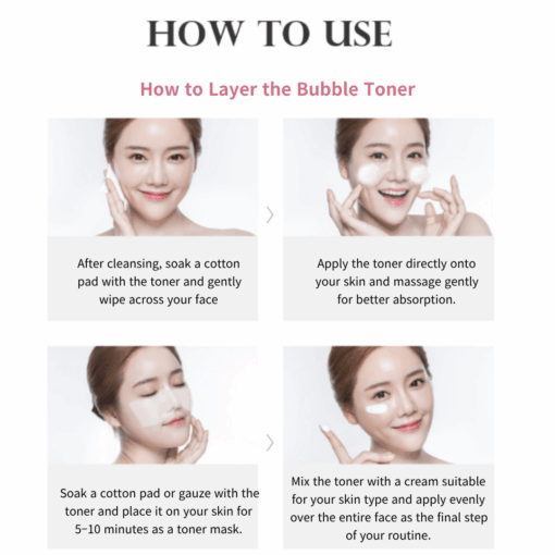 Rebloom Luxury Bubble Toner (200ml)