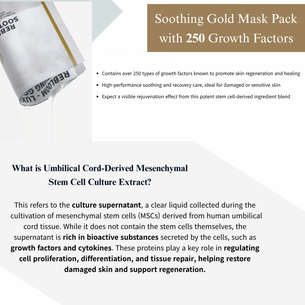 Rebloom Luxury Soothing Gold Mask (25ml*5sheets)