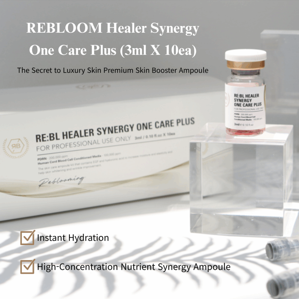 Rebloom Healer Synergy One Care Plus_PDRN,Umbilical Stem Cell Conditioned Media Extract (3ml x 10ea)