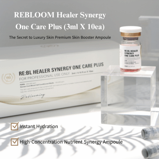 Rebloom Healer Synergy One Care Plus_PDRN,Umbilical Stem Cell Conditioned Media Extract (3ml x 10ea)