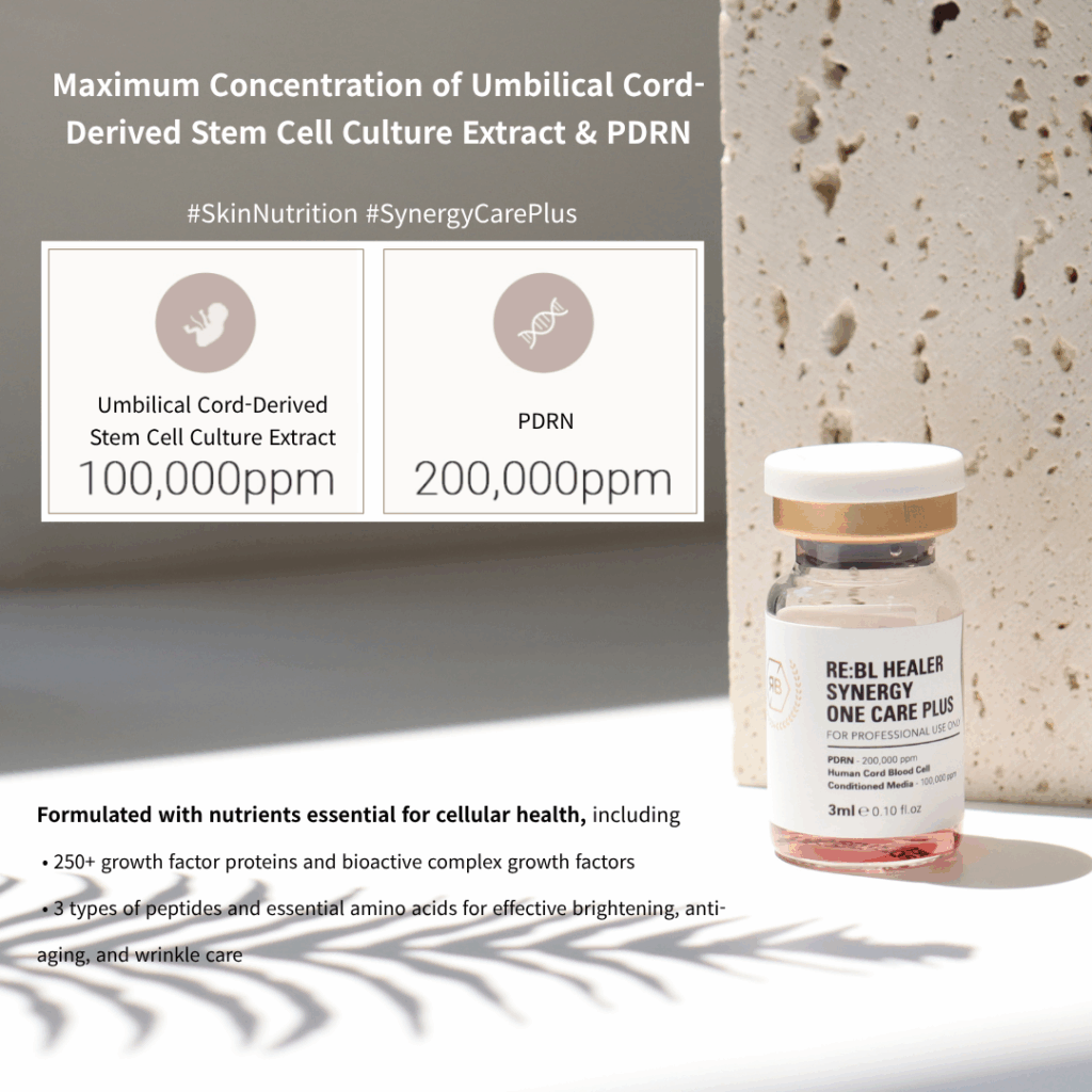 Rebloom Healer Synergy One Care Plus_PDRN,Umbilical Stem Cell Conditioned Media Extract (3ml x 10ea)