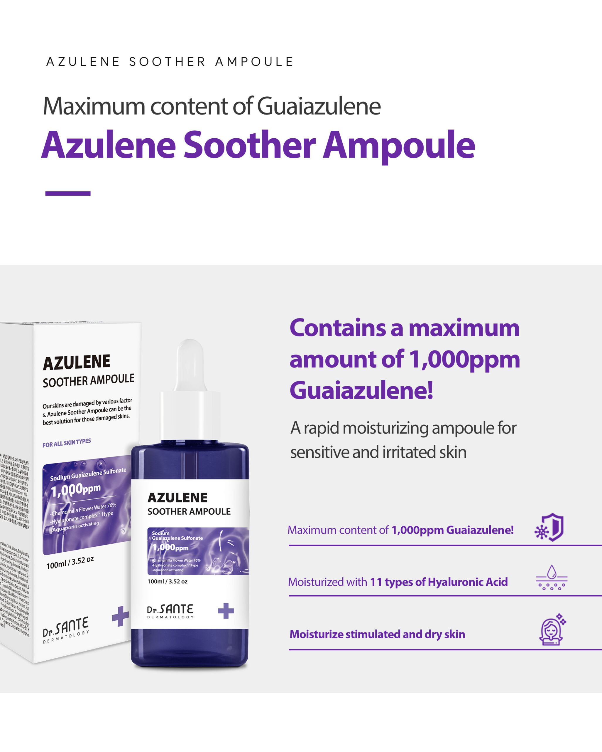Dr. Sante Azulene Soother Ampoule (50ml)