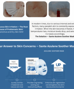Dr. Sante Azulene SOOTHER MASK (1box/10sheets)