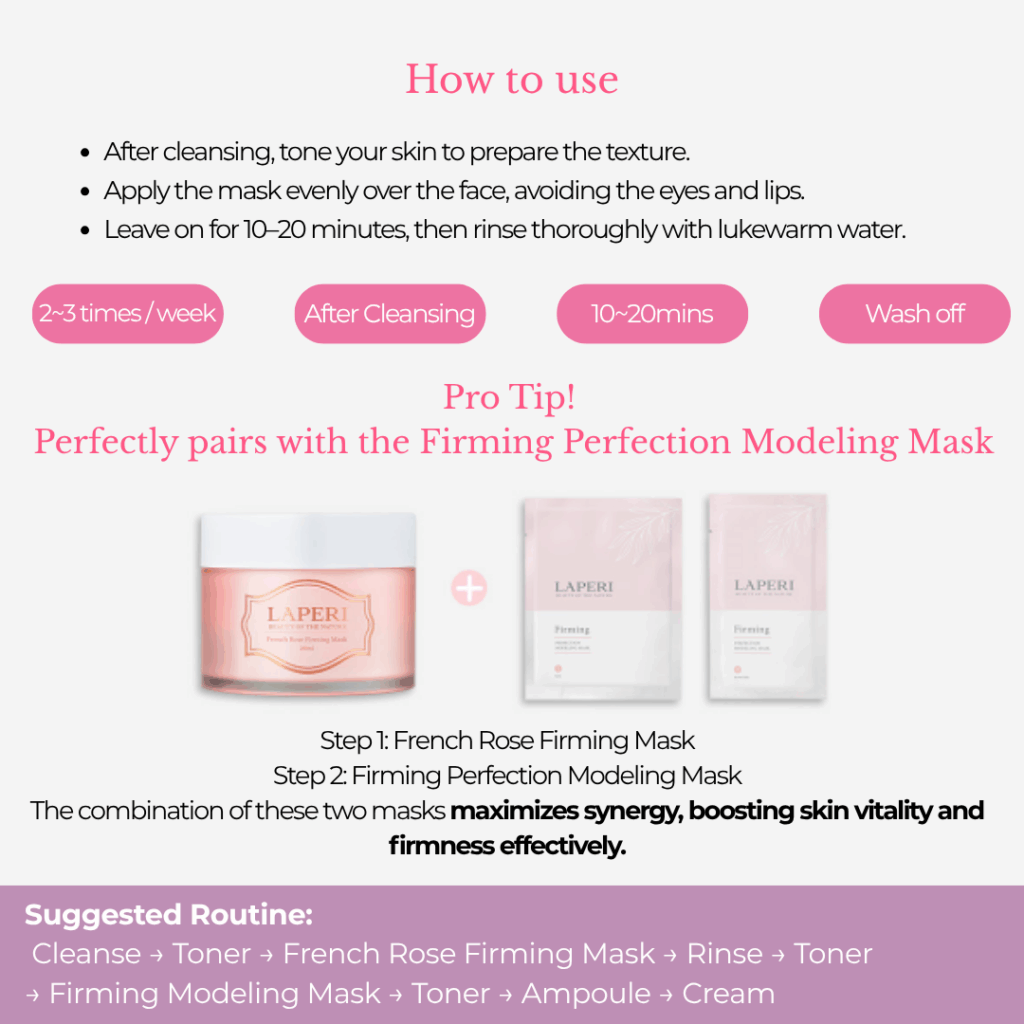 Laperi Rose Firming Mask (200ml)