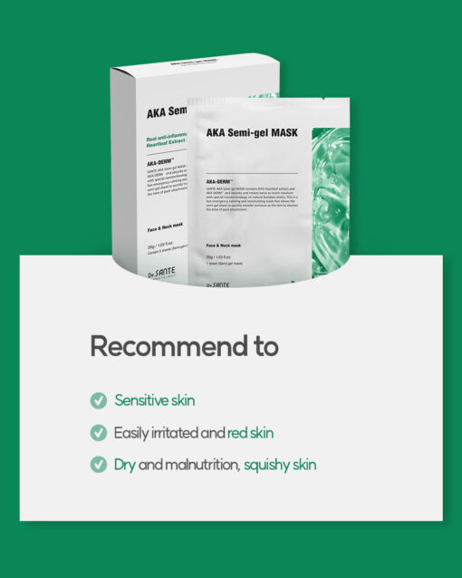 Dr. Sante Artemisia AKA SEMI-GEL MASK (1box/5sheets) - Image 5