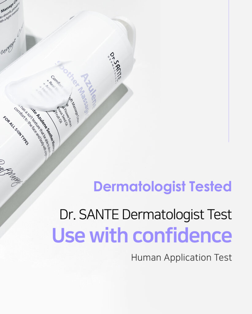 Dr.Sante Azulene Soother Massage Cream (1000ml) body massage, facial massage cream, RF cream, beauty device cream, technique cream