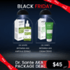 Dr. Sante Artemisia AKA Ampoule(100ml) + Dr. Sante Artemisia AKA Cream (150g)_Black Friday Sale Login or register to access special pricing Dr. SANTE – KOREA NO.1 AESTHETIC BRAND Loved by Korean estheticians and K-beauty customers Beautiful skin starts from here. | You’ll hear the difference in your skin – with Dr. SANTE Dr. Sante Artemisia AKA Ampoule(100ml) Ampoule for acne-prone skin, sensitive skin. Relieve inflammation and pore care ampoule Dr. Sante Artemisia AKA Cream (150g) Cream for sensitive, acne skin and regenerate collapsed skin barrier and anti-inflammatory cream Dr. Sante Artemisia AKA Ampoule Ingredients :  Artemisia Capillaris Extract (67%), Niacinamide (150,000 ppm), Glycerin, Butylene Glycol, Dipropylene Glycol, Water, 1,2-Hexanediol, Capryloyl Salicylic Acid, Hibiscus Abelmoschus Extract, Dioscorea Japonica Root Extract, Chondrus Crispus Extract, Linum Usitatissimum (Linseed) Seed Extract, Salvia Hispanica Seed Extract, Erythritol, Allantoin, Dimethyl Sulfone, Lavandula Angustifolia (Lavender) Flower Water, Melaleuca Alternifolia (Tea Tree) Extract, Pyrus Malus (Apple) Fruit Extract, Camellia Sinensis Leaf Extract, Melia Azadirachta Leaf Extract, Salix Alba (Willow) Bark Extract, Sodium Hyaluronate, Lactic Acid/Glycolic Acid Copolymer, Polyvinyl Alcohol, Centella Asiatica Extract, Lecithin, Paeonia Suffruticosa Root Extract, Mannitol, Ethylhexylglycerin, Panthenol, Carthamus Tinctorius (Safflower) Flower Extract, Gardenia Florida Fruit Extract, Dextrin, Arginine, Betaine, Corallina Officinalis Extract, Melia Azadirachta Bark Extract, Ocimum Sanctum Leaf Extract, Moringa Oleifera Seed Oil, Hydroxyacetophenone, Ammonium Acryloyldimethyltaurate/VP Copolymer, Polyglyceryl-4 Laurate, Caprylyl Glycol, Caprylyl/Capryl Glucoside, Polyglyceryl-10 Laurate, Carbomer, Pentylene Glycol, Disodium EDTA, Fragrance Dr. Sante Artemisia AKA Cream Ingredients: Artemisia Capillaris Extract (72%), 1,2-Hexanediol, Butylene Glycol, Glycerin, Linum Usitatissimum (Linseed) Seed Extract, Salvia Hispanica Seed Extract, Chondrus Crispus Extract, Gluconolactone, Dioscorea Japonica Root Extract, Hibiscus Abelmoschus Extract, Capryloyl Salicylic Acid, Polyglyceryl-10 Laurate, Pentylene Glycol, Water, Mannitol, Zea Mays (Corn) Starch, Microcrystalline Cellulose, Ceramide NP, Hydrogenated Lecithin, Titanium Dioxide, Chromium Hydroxide Green, Tocopheryl Acetate, Chromium Oxide Greens, Lavandula Angustifolia (Lavender) Extract, Melaleuca Alternifolia (Tea Tree) Leaf Extract, Salix Alba (Willow) Bark Extract, Pyrus Malus (Apple) Fruit Extract, Camellia Sinensis Leaf Extract, Allantoin, Sulfur, Melia Azadirachta Flower Extract, Carbomer, Polyisobutene, Polysorbate 20, Sorbitan Isostearate, Butylene Glycol Dicaprylate/Dicaprate, Squalane, Methyl Trimethicone, Dimethicone/Vinyl Dimethicone Crosspolymer, Cetearyl Alcohol, Polyglyceryl-3 Methylglucose Distearate, Palmitic Acid, Stearic Acid, Myristic Acid, Oleic Acid, Arachidic Acid, Arginine, Melia Azadirachta Leaf Extract, Coccinia Indica Fruit Extract, Amber Powder, Solanum Melongena (Eggplant) Fruit Extract, Ocimum Sanctum Leaf Extract, Curcuma Longa (Turmeric) Root Extract, Corallina Officinalis Extract, Moringa Oleifera Seed Oil, Citrus Aurantium Amara (Bitter Orange) Flower Oil, Caprylyl Glycol, Ethylhexylglycerin