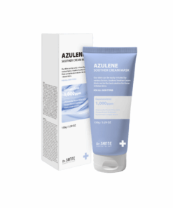 Dr. Sante Azulene Soother Cream Mask (50g) Formulated with 1,000ppm Guaiazulene and Chamomile Flower Water, the Azulene Soother Cream Mask features a unique blend of soft lavender-blue hues and a rich cream texture. Dexpanthenol 20,000ppm A core ingredient for skin barrier repair, protection, and self-regeneration. 8 Types of Hyaluronic Acid & Polyglutamic Acid Recharge moisture through multiple skin layers with 10 times the hydration power of hyaluronic acid alone. Glyceryl Glucoside Enhances antioxidant enzyme activity, prevents aging, and activates aquaporins for improved hydration circulation. Dr. Sante Azulene Soother Cream Mask Ingredients Matricaria Flower Water (Chamomile Flower Water 62%), Isohexadecane, Ethylhexyl Stearate, Glycerin, Cyclopentasiloxane, Dexpanthenol, Glyceryl Stearate, Cetearyl Alcohol, Caprylic/Capric Triglyceride, Butylene Glycol, Titanium Dioxide, Sorbitan Stearate, Stearic Acid, Sodium Acrylate/Sodium Acryloyldimethyl Taurate Copolymer, Sodium Hyaluronate, Polyglutamic Acid, Glyceryl Glucoside, Sorbitan Sesquioleate, Squalane, Beeswax, Centella Asiatica Leaf Extract, Glycyrrhiza Glabra (Licorice) Root Extract, Portulaca Oleracea Extract, Purified Water, Hydroxypropyltrimonium Hyaluronate, Sodium Acetylated Hyaluronate, Hydrolyzed Hyaluronic Acid, Hyaluronic Acid, Sodium Hyaluronate Crosspolymer, Hydrolyzed Sodium Hyaluronate, Potassium Hyaluronate, 1,2-Hexanediol, Paraffin, Microcrystalline Wax, Dimethicone, Cholesterol, Hydroxyethylcellulose, Polyglyceryl-10 Laurate, Propanediol, Ethylhexylglycerin, Bentonite, Hydrolyzed Collagen, Aloe Vera Leaf Extract, Laminaria Japonica Extract, Dioscorea Japonica Root Extract, Ulmus Davidiana Root Extract, Chamomile Flower Extract, Fragrance, Guaiazulene (1,000ppm), Allantoin, Disodium EDTA Dr. SANTE – KOREA NO.1 AESTHETIC BRAND Loved by Korean estheticians and K-beauty customers Beautiful skin starts from here. | You’ll hear the difference in your skin – with Dr. SANTE