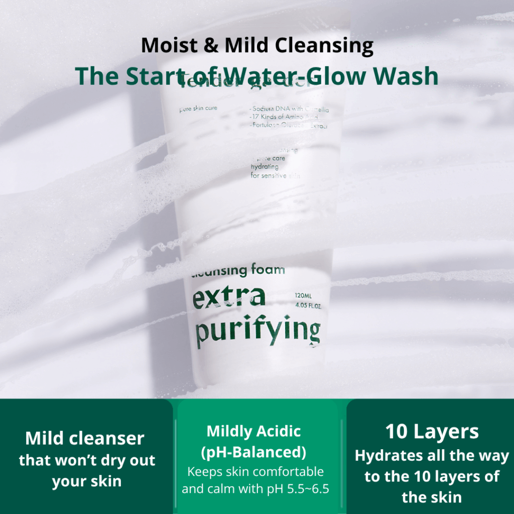 Tender garden Extra Purifying Cleansing Foam (120ml)