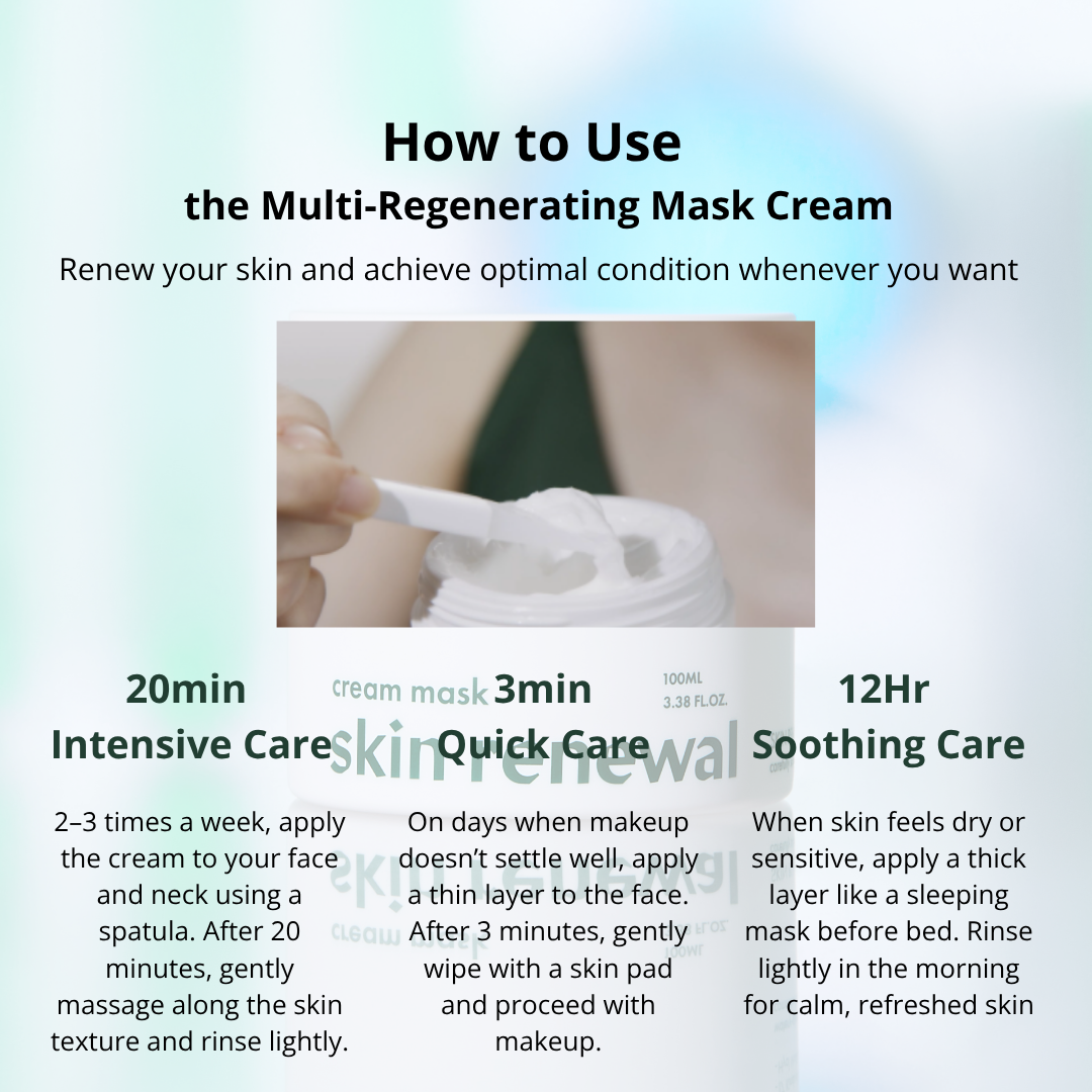 Tender garden Skin Renewal Cream Mask (100ml / 6ml)