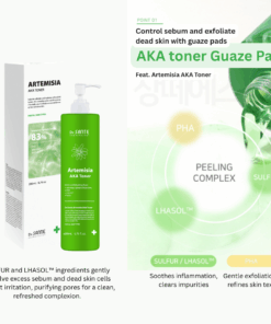 Dr.SANTE AKA Toner Pad (200 Pads) Option 1 . Dr. Sante AKA Toner Pad (200 Pads) Option 2. Dr. Sante AKA Toner Pad (200 Pads) + Dr. Sante Artemisia AKA Toner (200ml) Dr. Sante Vegan Pad for Problematic Skin! Gentle on skin, powerful in delivery — soothes irritation while boosting absorption. VEGAN PAD – Made with an optimal blend of 50% cotton + 50% Tencel, it provides a fresh, non-irritating touch even for sensitive skin. Who is this pad recommended for? Those looking for a vegan pad specifically for troubled skin Those with sensitive skin who need a low-irritation wiping pad Those needing gentle exfoliation with a gauze-textured pad Those who prefer an extra-large 8cm pad for wide-area care Tip: Use Artemisia Aka Toner together with the Aka Toner Gauze Pad — the more you use them together, the greater the synergy!