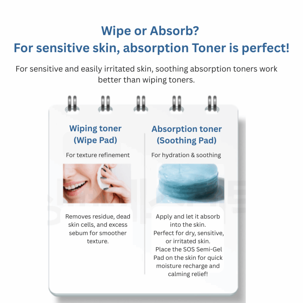 Dr.SANTE Soother Semi-Gel Toner Pad (1box*80Pads)