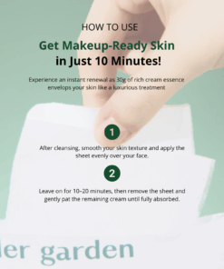 Tender garden Skin Renewal Cream Sheet Mask (30g)