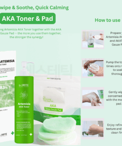Dr.SANTE AKA Toner Pad (200 Pads) Option 1 . Dr. Sante AKA Toner Pad (200 Pads) Option 2. Dr. Sante AKA Toner Pad (200 Pads) + Dr. Sante Artemisia AKA Toner (200ml) Dr. Sante Vegan Pad for Problematic Skin! Gentle on skin, powerful in delivery — soothes irritation while boosting absorption. VEGAN PAD – Made with an optimal blend of 50% cotton + 50% Tencel, it provides a fresh, non-irritating touch even for sensitive skin.