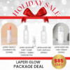 Laperi Moisture Fairy Glow Set (4items)_Black Friday Sale Log in or register now to access special pricing Laperi is a professional aesthetic skincare brand that captures the safe, stable, pure, and harmless energy of nature. Elevate your skin’s natural power with Laperi’s professional skincare solutions. What is included? Laperi Perfect Cleansing Gel (200ml) Gentle mild acidic cleanser with natural surfactants. Laperi Moisture Fairy Toner (130ml) + Bubble toner bottle Soft, airy bubbles melt gently into the skin. Quickly calming and soothing even the most sensitive skin. This product can be used as both watery type toner and bubble toner Laperi Moisture Fairy Ampoule (100ml) Highly condensed ampoule with 10 different types of hyaluronic acid to provide deep hydration to the skin. Laperi Moisture Fairy Cream (100ml) Rich cream that strengthens skin barrier and giving hydration with calming effect Laperi Perfect Cleansing Gel Ingredients :  Purified Water, Sea Water, Disodium Cocoyl Glutamate, Disodium Laureth Sulfosuccinate, Potassium Cocoyl Glycinate, Acrylates Copolymer, Sodium Chloride, Glycerin, 1,2-Hexanediol, Centella Asiatica Extract, Fig Extract, Laminaria Japonica Extract, Eclipta Prostrata Leaf Extract, Ulmus Davidiana Root Extract, Achyranthes Japonica Extract, Hydrolyzed Glycosaminoglycans, Chondrus Crispus Extract, Olive Fruit Oil, Hippophae Rhamnoides Oil, Polyglyceryl-10 Laurate, Decyl Glucoside, Tromethamine, Butylene Glycol, Hexylene Glycol, Betaine, Propylene Glycol Caprylate, Ceramide NP, Beta-Glucan, Hydrolyzed Sodium Hyaluronate, Phytosphingosine, Fragrance, Ethylhexylglycerin, Sodium Benzoate Laperi Moisture Fairy Toner Ingredients :  Purified water, seawater, propanediol, 1,2-hexanediol, silver grass extract, trehalose, propolis extract, Glycine soja (soybean) sprout extract, Ziziphus jujuba (jojoba) seed extract, Centella asiatica flower oil, Salvia oil, camellia oil, betaine, C12-14 pareth-12, butylene glycol, sodium stearate, citric acid, disodium EDTA, dimethylsilanol hyaluronate, hydrolyzed sodium hyaluronate, hydrolyzed hyaluronic acid, sodium hyaluronate crosspolymer, hydroxypropyltrimonium hyaluronate, sodium acetylated hyaluronate, sodium hyaluronate dimethylsilanol, ethylhexylglycerin, citronellol, geraniol, linalool Laperi Moisture Fairy Ampoule Ingredients:  Purified water, glycerin, 1,2-hexanediol, glyceryl stearate SE, methyl gluceth-20, methylpropanediol, niacinamide, dipotassium glycyrrhizate, betaine, panthenol, propolis extract, mugwort extract, houttuynia cordata extract, Glycine soja (soybean) sprout extract, Centella asiatica extract, hydrolyzed hyaluronic acid, sodium hyaluronate, squalane, caprylic/capric triglyceride, beta-glucan, polyglutamic acid, sodium PCA, sorbitan olivate, carbomer, butylene glycol, xanthan gum, tromethamine, ceramide NP, ethylhexylglycerin, phytosphingosine, disodium EDTA, sodium phytate, diisostearyl malate, hydrolyzed glycosaminoglycans, hydrogenated lecithin, hydroxyacetophenone, sodium acetylated hyaluronate, sodium hyaluronate crosspolymer, potassium hyaluronate, hydrolyzed sodium hyaluronate, sodium hyaluronate dimethylsilanol, sodium hyaluronate methacryloyloxyethyl phosphorylcholine crosspolymer, hydrolyzed sodium hyaluronate esters, sodium hyaluronate butyrate, hydroxypropyltrimonium hyaluronate, hydrolyzed hyaluronic acid stearoylphytosphingosine, ethylhexylglycerin, phenoxyethanol, citric acid, trehalose, ribose Laperi Moisture Fairy Cream Ingredients:  Purified water, glycerin, caprylic/capric triglyceride, coconut oil, seawater, hydrolyzed hyaluronic acid, 1,2-hexanediol, shea butter, phytosteryl/octyldodecyl lauroyl glutamate, asiatic pennywort extract, fermented black tea extract, milk thistle extract, Portulaca oleracea extract, mugwort extract, Centella asiatica flower oil, sodium hyaluronate, salvia oil, camellia oil, bergamot oil, grapefruit seed oil, evening primrose oil, sea buckthorn oil, allantoin, carbomer, bisabolol, sodium stearoyl glutamate, xanthan gum, adenosine, fructooligosaccharides, beta-glucan, hydroxypropyltrimonium hyaluronate, ceramide NP, butylene glycol, dimethylsilanol hyaluronate, hydrolyzed sodium hyaluronate, potassium hyaluronate, hyaluronic acid, sodium hyaluronate crosspolymer, hydrolyzed hyaluronic acid stearoylphytosphingosine, sodium hyaluronate dimethylsilanol, sodium acetylated hyaluronic acid, phytosphingosine, ethylhexylglycerin, citronellol, geraniol, linalool, limonene