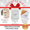 Rebloom Exosome Nourishing Set (3items)_Black Friday Sale Log in or register now to access special pricing. Rebloom is a premium aesthetic brand currently used in over 3,000 aesthetic clinics outside of Korea. The brand has been proven effective in skin regeneration, hydration, and soothing. Its products are used in aesthetic centers and dermatological research labs, and have been developed in collaboration with industry professionals and experts. What is included? Rebloom Healer Synergy One Care Plus_PDRN,Umbilical Stem Cell Conditioned Media Extract (3ml*1vial) Concentrated moisture supply to dry and rough skin increases moisture retention and helps to make skin elastic. It introduces collagen production with skin . PDRN: 200,000 ppm , Human Umbilical Mesenchymal Stem Cell Conditioned Media Extract : 100,000ppm  Rebloom Luxury Soothing Gold Mask(25ml* 5sheets) The Rebloom Luxury Soothing Gold Mask Pack contains high content of hyaluronic acid, which quickly provides moisture and soothing effects on irritated skin and contains natural extracts that help with skin nourishment and antioxidant effects. It also contains Human Umbilical Mesenchymal Stem Cell Conditioned Media, which helps to produce protein reduced by aging within the skin, and contains fermentation filtration and pepta7 complex to improve skin elasticity and skin texture. Rebloom Luxury Blooming STC Cream(50g) Anti-pollution care for damaged skin – Protect your skin ADSC-CM anti-aging care to awaken your skin Deep hydration, soothing, and anti-aging care Brightening & wrinkle improvement  Rebloom Healer Synergy One Care Plus_PDRN,Umbilical Stem Cell Conditioned Media Extract (3ml x 10ea) Rebloom Luxury Soothing Gold Mask (25ml*5sheets) Rebloom Healer Synergy One Care Plus Ingredients  Purified water, DN.A., in-in-large stem cell cultured extract, carrot extract, rice tree fruit extract, 1,2-acidiol, niacinamide, sodium hyaluronate, sodium phosphate, potassium chloride, sodium PCA, sodium lactate, alginine, aspatic acid, PCA, glycine, serine, valine, proline, treonine, isoleucin, histine, phenylalanine, adenosine, biotin, ethylhexyl glycerine, carpeptide 1, HL-olipeptide 1, ALH-olgopeptide-1  Rebloom Luxury Soothing Gold Mask Ingredients  Purified Water, Butylene Glycol, Glycerin, Sodium Hyaluronate, Hydrolyzed Sodium Hyaluronate, Hydrolyzed Hyaluronic Acid, Sodium Acetylated Hyaluronate, Sodium Hyaluronate Crosspolymer, Hydroxyethylcellulose, Hydroxyacetophenone, Rauvolfia Serpentina Root Extract, Glyceryl Caprylate, Sodium Hyaluronate, Lactobacillus Ferment Lysate, Umbilical Cord Stem Cell Culture Extract, Portulaca Oleracea Extract, Lactobacillus Ferment Filtrate, Camellia Sinensis Leaf Extract, Panax Ginseng Root Extract, Lactobacillus/Astragalus Membranaceus Root Ferment Filtrate, Glycyrrhiza Glabra (Licorice) Root Extract, Sodium Acrylates Copolymer, Dimethicone/Vinyl Dimethicone Crosspolymer, Ethylhexylglycerin, Fragrance, Bis-PEG-18 Methyl Ether Dimethyl Silane Rebloom Luxury Blooming STC Cream Ingredients Purified Water, Cetyl Ethylhexanoate, Butylene Glycol Dicaprylate/Dicaprate, Butylene Glycol, Diisostearyl Malate, Hibaragi Seed Oil, Polyglyceryl-5 Polyricinoleate, Glycerin, 1,2-Hexanediol, Niacinamide, Quaternium-18 Bentonite, Sodium Chloride, Magnesium Sulfate, Fragrance, Edelweiss Extract, Incheji Fat Cell Culture Extract, Propanediol, Adenosine, Tocopherol, Camellia Japonica Flower Extract, Rice Bran Oil