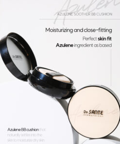 Dr. Sante Azulene Soother BB Cushion (15g) Moisturizing and close-fitting perfect skin fit azulene ingredients as based. Azulene bb cushion that naturally settles into the skin to moisturize dry skin