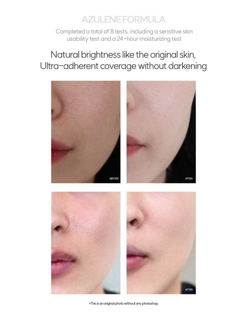 Dr. Sante Azulene Soother BB Cushion (15g) Nautral birghtness like the original skin, ultra-adherent coverage without darkening