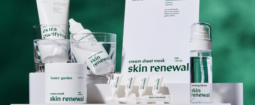 Tender garden, Korean skincare glow skin, hydrated skin, glass skin, Korean skincare routine, glowtox