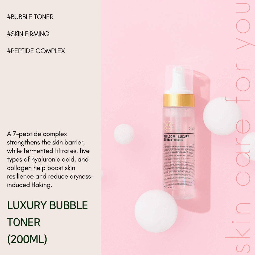 Firm & Tightening Care Bundle – Skin care resolution sale Login or register to see special pricing An advanced MGF (Multi growth factors) growth factor complex supports skin renewal, while retinol and QT40 help enhance collagen for visibly firmer, tighter, and more elastic looking skin. What is included? Rebloom Luxury Bubble Toner (200ml) Luxury Pink Serum (50ml) Beldora Prime Retinol Activator 0.3 (35ml)