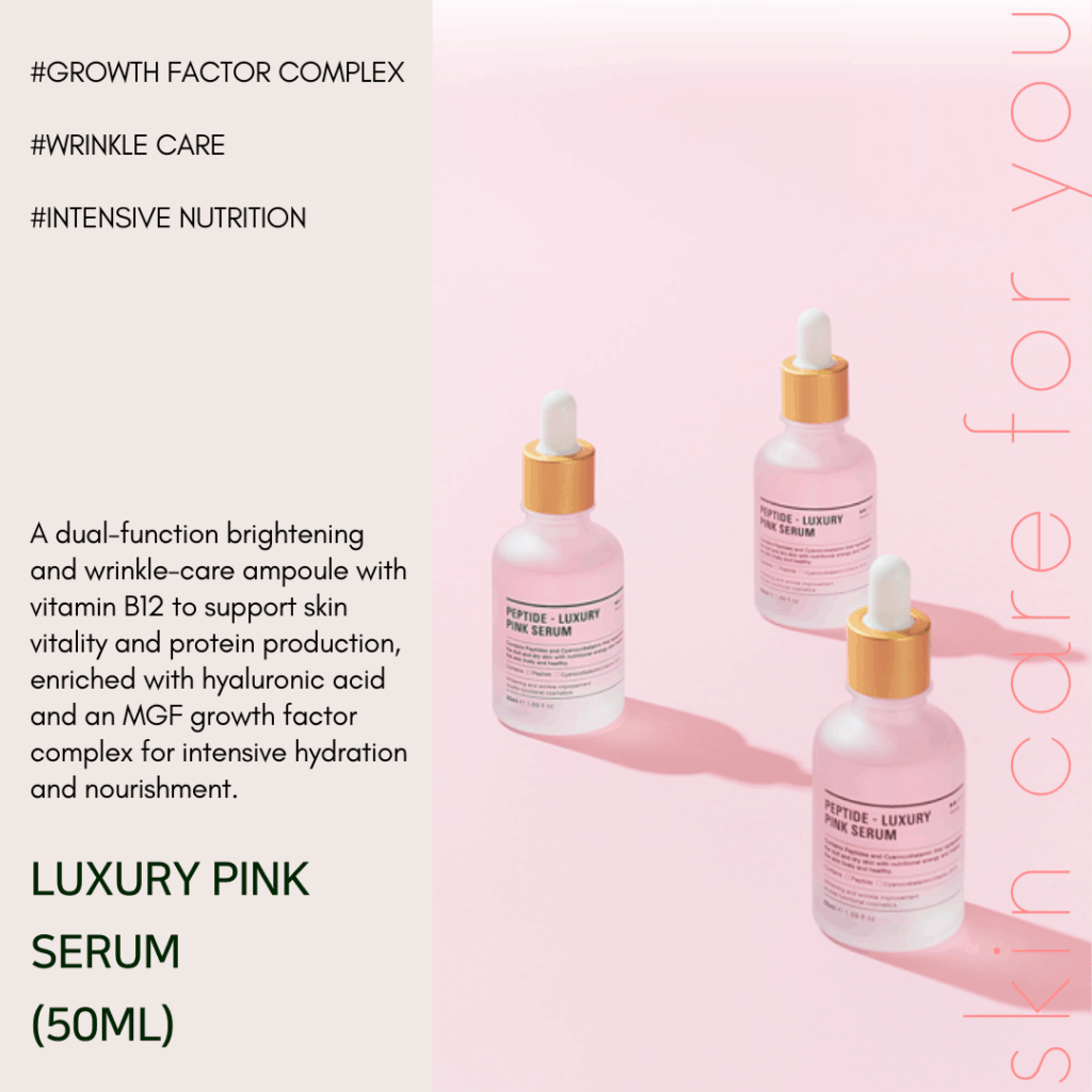 Firm & Tightening Care Bundle – Skin care resolution sale Login or register to see special pricing An advanced MGF (Multi growth factors) growth factor complex supports skin renewal, while retinol and QT40 help enhance collagen for visibly firmer, tighter, and more elastic looking skin. What is included? Rebloom Luxury Bubble Toner (200ml) Luxury Pink Serum (50ml) Beldora Prime Retinol Activator 0.3 (35ml)