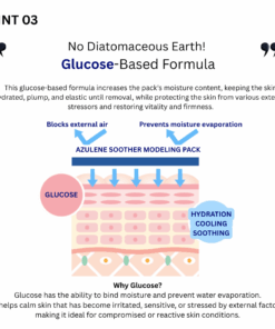 Dr. Sante Azulene Modeling Mask 10 treatment (no.1 8g*10, No.2 80g) Dr. SANTE – KOREA NO.1 AESTHETIC BRAND Since its establishment in 2003, Sante Cosmetic Co., Ltd. has consistently researched and developed the Azulene Soother series for dry skin and the Artemisia AKA series for sensitive skin. It has made e Beautiful skin starts from here. | You’ll hear the difference in your skin – with Dr. SANTE SANTE AZULENE SOOTHER SERIES - AZULENE SOOTHER MODELING PACK Chamomile Flower Water Azulene Formula Instead of purified water, the SANTE Azulene Soother Modeling Pack is formulated with chamomile flower water, a soothing ingredient known for its excellent calming and skin-resting benefits. It delivers deep hydration and comfort to tired, irritated skin. No-Water, Non-Drying Gel Modeling Pack The SANTE Azulene Soother Modeling Pack is a gel-type modeling pack that requires no water. It does not dry out and stays moist until removal, allowing for easy mixing, smooth application, and effortless peel-off. Instant Cooling & Soothing Care – Safe for Sensitive Skin The SANTE Azulene Soother Modeling Pack has completed a total of 11 clinical tests, including an immediate cooling effect test, low-irritation test, sensitive-skin suitability test, and soothing effect test against external irritation. It is a hydrating and calming modeling pack that even sensitive skin can use with confidence. Dr. Sante Azulene Modeling Mask Ingredients: 1.Matricaria Flower Water (79%), Purified Water, Dipropylene Glycol, PEG-75, Glycerin, Arginine, Butylene Glycol, Cellulose Gum, Panthenol, Sodium Chloride, 1,2-Hexanediol, Solanum Melongena (Eggplant) Fruit Extract, Lavandula Angustifolia (Lavender) Flower Extract, Lime Extract, Mangifera Indica (Mango) Fruit Extract, Vanilla Planifolia Fruit Extract, Hamamelis Virginiana (Witch Hazel) Extract, Peony Root Extract, Theobroma Cacao (Cocoa) Extract, Gardenia Florida Fruit Extract, Polyglyceryl-3 Methylglucose Distearate, Sodium Diethylhexyl Sulfosuccinate, PEG-60 Hydrogenated Castor Oil, Hydroxyacetophenone, Caprylic/Capric Triglyceride, Ulmarin, Tetrapotassium Pyrophosphate, Dipotassium Glycyrrhizate, Disodium EDTA, Bisabolol, Fragrance 2.Glucose, Corn Starch, Calcium Sulfate, Matricaria Flower Extract, Betaine, Sodium Hyaluronate, Adenosine, Portulaca Oleracea Extract, Centella Asiatica Extract, Trehalose, Allantoin, Astragalus Membranaceus Root Extract, Aloe Barbadensis Leaf Powder, Potassium Sorbate, Fragrance, Dipotassium Glycyrrhizate