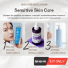 Sensitive Skincare Bundle - Skin care resolution sale Login or register to see special pricing Designed for sensitive and rosacea-prone skin, powered by azulene instead of purified water to instantly calm, soothe, and comfort stressed skin.  What is included? Dr. Sante Azulene Soother Toner (200ml) Dr. Sante Azulene Soother Ampoule (50ml) Dr. Sante Azulene Soother Lotion (200ml)