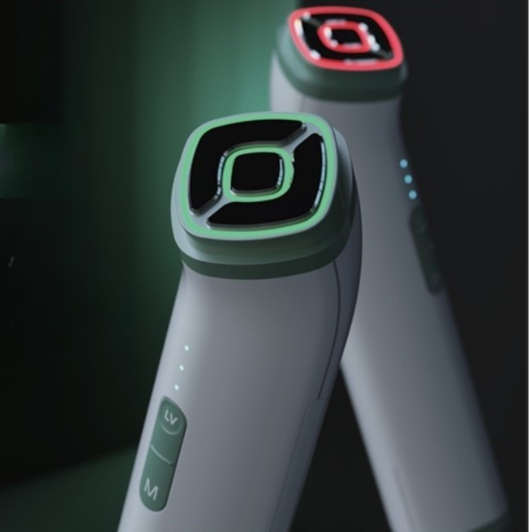 Careme Pro 4 in 1 beauty device_Ultrasonic+RF+EMS+3LED CAREME PRO DEVICE CAREME PRO is an all-in-one beauty device designed to enhance skin glow, elasticity, and facial contour using advanced Ultrasound, RF, EMS, and LED technologies. By stimulating both the dermis and muscle layers, it helps improve overall skin tone, firmness, and definition—right from the comfort of your home. Just 12 minutes a day is all it takes to enjoy your own customized beauty program. Key Features All-in-one device for Glow + Elasticity + Contour Combines Ultrasound, RF, EMS, and 3 LED lights Supports better absorption of skincare products Easy and effective daily home-care solution Safety certified: KC, FCC, CE Treatment Modes Mode 1. Glow Mode Ultrasound + EMS + Blue LED Helps improve skin tone and radiance Enhances absorption of skincare products Uses 3MHz ultrasound and EMS to support skin density and vitality Mode 2. Elastic Mode RF + EMS + Red LED Helps improve skin elasticity and the appearance of fine lines Boosts firmness with powerful RF (Radio Frequency) technology Mode 3. Contour Mode EMS + Green LED Stimulates the muscle layer for contraction and relaxation Helps with facial lifting and contouring using high-powered EMS Product Details Product name : Careme Pro (skincare device) Country of origin : Korea Product size : 40 * 50 * 130 mm (60 * 60* 150mm when combined with charger) Product weight : 210g Product output : Ultrasound 3MHz High Frequency 1MHz EMS 50Hz Battery specification : 2200mAh