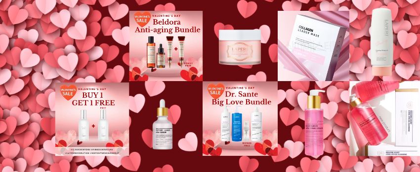 Valentine’s skin care sale Pink Glow Sale Limited Bundle Deals Hyafiliausa is a supplier/distributor of top korean aesthetic skincare products. register and get wholesale pricing if you are professionals