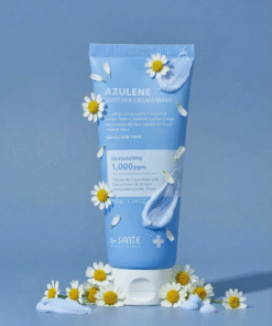 Dr. Sante Azulene Soother Cream Mask (150g)+Brush Formulated with 1,000ppm Guaiazulene and Chamomile Flower Water, the Azulene Soother Cream Mask features a unique blend of soft lavender-blue hues and a rich cream texture. Dexpanthenol 20,000ppm A core ingredient for skin barrier repair, protection, and self-regeneration. 8 Types of Hyaluronic Acid & Polyglutamic Acid Recharge moisture through multiple skin layers with 10 times the hydration power of hyaluronic acid alone. Glyceryl Glucoside Enhances antioxidant enzyme activity, prevents aging, and activates aquaporins for improved hydration circulation. Dr. Sante Azulene Soother Cream Mask Ingredients Matricaria Flower Water (Chamomile Flower Water 62%), Isohexadecane, Ethylhexyl Stearate, Glycerin, Cyclopentasiloxane, Dexpanthenol, Glyceryl Stearate, Cetearyl Alcohol, Caprylic/Capric Triglyceride, Butylene Glycol, Titanium Dioxide, Sorbitan Stearate, Stearic Acid, Sodium Acrylate/Sodium Acryloyldimethyl Taurate Copolymer, Sodium Hyaluronate, Polyglutamic Acid, Glyceryl Glucoside, Sorbitan Sesquioleate, Squalane, Beeswax, Centella Asiatica Leaf Extract, Glycyrrhiza Glabra (Licorice) Root Extract, Portulaca Oleracea Extract, Purified Water, Hydroxypropyltrimonium Hyaluronate, Sodium Acetylated Hyaluronate, Hydrolyzed Hyaluronic Acid, Hyaluronic Acid, Sodium Hyaluronate Crosspolymer, Hydrolyzed Sodium Hyaluronate, Potassium Hyaluronate, 1,2-Hexanediol, Paraffin, Microcrystalline Wax, Dimethicone, Cholesterol, Hydroxyethylcellulose, Polyglyceryl-10 Laurate, Propanediol, Ethylhexylglycerin, Bentonite, Hydrolyzed Collagen, Aloe Vera Leaf Extract, Laminaria Japonica Extract, Dioscorea Japonica Root Extract, Ulmus Davidiana Root Extract, Chamomile Flower Extract, Fragrance, Guaiazulene (1,000ppm), Allantoin, Disodium EDTA Dr. SANTE – KOREA NO.1 AESTHETIC BRAND Loved by Korean estheticians and K-beauty customers Beautiful skin starts from here. | You’ll hear the difference in your skin – with Dr. SANTE