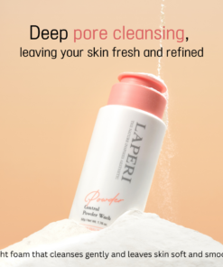 Laperi Control Powder Wash (50g) Enzyme deep cleanser Deep Cleansing + Exfoliation + Hydration Retention + Soothing Care → 4-in-1 Cleansing System #PoreCleansing #SmoothSkin #GentleExfoliation Hygienic one-touch cap for enhanced portability, convenience, and cleanliness Ultra-fine powder particles for gentle exfoliation Adjust the consistency to use as an enzyme mask for intensive care Key Ingredients 3 Enzyme Complex: Protease, Papain(papaya), Bromelain(pineapple) (Generally safe, but excessive use may cause mild irritation or dryness on very sensitive skin) Sodium Cocoyl Isethionate: Enhances cleansing power and foam 17 Amino Acids: Help maintain moisture and reduce tightness Silica: Refines skin texture and smooths unevenness Glyic Acid: Helps soothe skin and maintain moisture balance 6 Plant-Derived Extracts: Bilberry Fruit Extract, Lemon Extract, French Maritime Pine Bark Extract, Sugar Maple Extract, Enantia Chlorantha Bark Extract, Orange Extract Enantia Chlorantha Bark Extract + Oleanolic Acid: Sebum and exfoliation care Iceland Moss Extract: Antioxidant support Calamine + Mannitol: Help soothe the skin French Maritime Pine Bark Extract: Supports antioxidant care, skin elasticity, and protection Recommended Skin Types Oily / Acne-Prone / Combination Skin How to Use Dispense a coin-sized amount and lather well with lukewarm water. Gently massage onto the skin, then rinse thoroughly. If wearing makeup, use a cleansing milk as the first step, followed by the Control Powder Wash as a second cleanse.