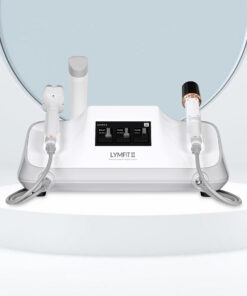 Lymfit2 – Body Sono, Face Sono, HIFU Lymfit2 is a core aesthetic device designed for décolleté and facial lymphatic drainage care, as well as lifting treatments using HIFU technology. 3 Interchangeable Handpieces: Body Sono (Body Ultrasound) – 850 kHz / 2.4 MHz (Dual Frequency) Face Sono (Facial Ultrasound) – 1 MHz / 3 MHz / 10 MHz (Simultaneous Output) Face HIFU – 1.5 mm / 3.0 mm / 4.5 mm (Up to 500,000 shots per cartridge) Product size :  W420 x H163 x D245mm Product package size : W495 x H250 x D430mm Product package weight : About 6.5kg Input voltage : AC110V ~ 240V, 60Hz 1.45A Output voltage : DC 42V3A, 130W LCD panel : 5inch (500 x 480 px)