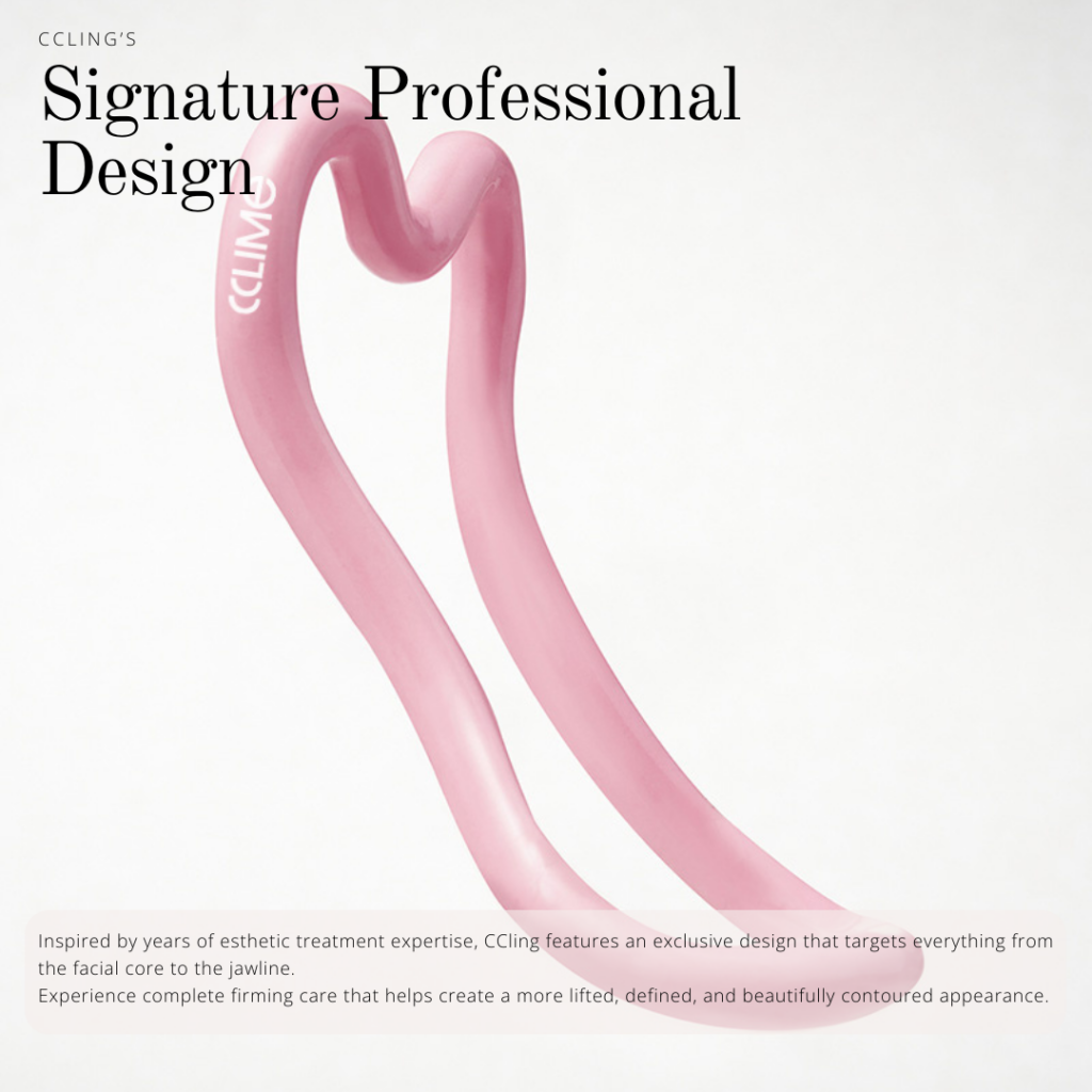 CCLIME CCLING CoreSet Sculpt Tool_Gua sha Login to access wholesale pricing CCLIME CCLING – Professional Facial Core Training Gua Sha CCling is a professional facial core training Gua Sha tool exclusively developed by Cclime Esthetic. It was inspired by the professional contouring tools used daily in real esthetic clinics to provide precise facial sculpting and contour care for clients. Designed with the expertise and techniques of professional estheticians, CCling allows you to experience advanced Facial Core Reset treatments in the comfort of your own home. The Truth Discovered Through 28 Years of Esthetic Expertise After caring for approximately 1.8 million clients, Cclime Esthetic uncovered one essential principle: The foundation of youthful, firm skin begins with properly resetting the facial core. Rather than focusing only on the surface of the skin, CCling is designed to help support the facial core, promoting a more defined-looking facial contour and a firmer, healthier appearance. CCLIME CCLING Crafted by Hand – Natural Characteristics of Ceramic Not a Defect – Please Use with Confidence Each CCling is handcrafted from ceramic, making every piece uniquely beautiful. The following characteristics are a natural result of the ceramic manufacturing process and are not considered defects. Small pinholes or tiny black specks may be visible. These naturally occur during the firing process as mineral elements react to high temperatures. Minor glaze drips or pooling may occur during the glazing process. Slight variations in the pink glaze finish are a natural result of high-temperature firing. Small white circular marks may be present where the product was supported during the glazing process. The actual color of your CCling may vary slightly from the images shown due to the handcrafted glazing process and lighting conditions. As each piece is individually handcrafted, slight variations in size, weight, and finish are to be expected. Care & Handling Ceramic is a delicate material and may break if dropped or subjected to strong impact. Please handle your CCling with care. Damage caused by accidental drops, impact, or improper handling is not covered under our exchange or refund policy. 