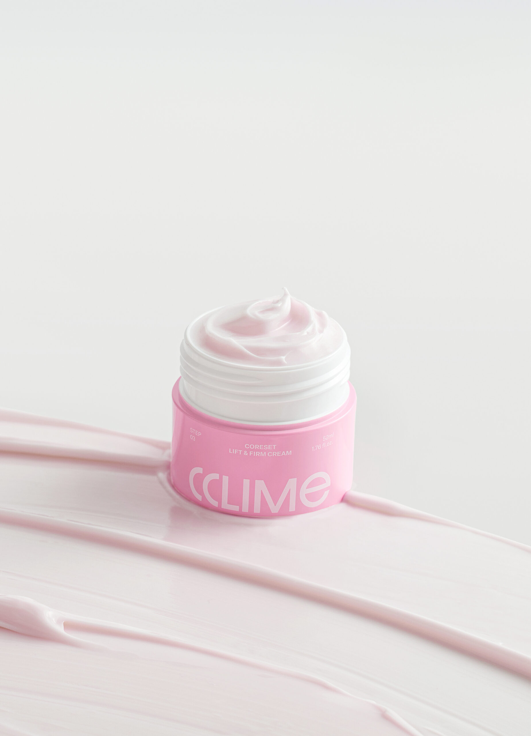 CCLIME CoreSET Lift & Firm Cream (52ml) CCLIME CoreSET Skincare Line Backed by 28 years of CCLIME's esthetic expertise and trusted by over 2 million faces—now your professional skincare routine becomes your everyday home care. CCLIME CoreSET Lift & Firm Cream (52ml) Deep hydration. Visible lift. A collagen-boosting 3D lifting cream that delivers intense moisture and lasting firmness. Key Benefits 5,000 ppm of Coreset Active™ – Exclusive firming formula 5 Elasticity Complex – A blend of five elasticity-boosting ingredients Skin Modulation Tech™ – Advanced 3-step delivery system for enhanced absorption Clinically Tested Dual-functional cosmetic for brightening and wrinkle improvement Dermatologically tested and proven gentle on sensitive skin CCLIME CoreSET Lift & Firm Cream Ingredients WATER, GLYCERIN, PROPANEDIOL, SQUALANE, HYDROGENATED POLY(C6-14 OLEFIN), CETEARYL ALCOHOL, NIACINAMIDE, OCTYLDODECANOL, SIMMONDSIA CHINENSIS (JOJOBA) SEED OIL, GLYCERETH-26, BUTYROSPERMUM PARKII (SHEA) BUTTER, CETYL ETHYLHEXANOATE, CAPRYLYL METHICONE, POLYSORBATE 60, VINYL DIMETHICONE, GLYCERYL STEARATE, PEG-100 STEARATE, 1,2-HEXANEDIOL, AMMONIUM ACRYLOYLDIMETHYLTAURATE/VP COPOLYMER, OLEA EUROPAEA (OLIVE) FRUIT OIL, COCOS NUCIFERA (COCONUT) OIL, HYDROGENATED POLYDECENE, SORBITAN STEARATE, HYDROXYACETOPHENONE, CETEARYL GLUCOSIDE, BUTYLENE GLYCOL, CAFFEINE, FRAGRANCE, ETHYLHEXYLGLYCERIN, SODIUM POLYACRYLATE, OCTYLDODECYL MYRISTATE, HYDROGENATED POLYISOBUTENE, ADENOSINE, DISODIUM EDTA, COPTIS JAPONICA ROOT EXTRACT, OLEYL ALCOHOL, PANTHENOL, CAPRYLYL/CAPRYL GLUCOSIDE, BETA-GLUCAN, HYDROLYZED CORN STARCH, SUCROSE, CAPRYLYL GLYCOL, CYANOCOBALAMIN, COLLAGEN AMINO ACIDS, HYDROGENATED LECITHIN, TOCOPHEROL, ACETYL HEXAPEPTIDE-8, COPPER TRIPEPTIDE-1, PALMITOYL TETRAPEPTIDE-7, NONAPEPTIDE-1, LEUCONOSTOC/RADISH ROOT FERMENT FILTRATE, ANEMARRHENA ASPHODELOIDES ROOT EXTRACT, GLYCINE SOJA (SOYBEAN) SEED EXTRACT, TRIPEPTIDE-1, PALMITOYL PENTAPEPTIDE-4, PALMITOYL TRIPEPTIDE-1, HEXAPEPTIDE-9, RESVERATROL, HYDROLYZED COLLAGEN, PHLORETIN, TETRAHYDROPIPERINE, SODIUM DNA, SAPONINS, HYDROLYZED ELASTIN, ARGININE, MINERAL SALTS, LIMONENE, LINALOOL