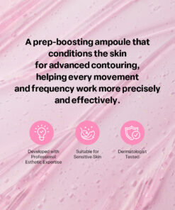 CCLIME CoreSet Activator Ampoule 100ml The Perfect Pairing for Prospin All the synergy your device needs, in one activator ampoule. Designed to work seamlessly with your device—from smooth glide and close contact to enhanced firmness and hydration. A synergistic formula created with both device performance and skin care in mind. 1. Prospin Device Synergy Formulated to provide a smooth, seamless glide that complements the Prospin’s Spin and Sharper modes. 2. Continuous Contact Layer Its lightweight, elastic texture smoothly fills the space between the skin and device, helping maintain consistent contact and effortless movement throughout the treatment. 3. Multi-Care for Firmness & Hydration Helps care for skin firmness, hydration, and texture all at once—from the surface to deeper layers of the skin. 4. Designed to Enhance Ingredient Absorption Powered by Skin Modulation Tech™, an advanced absorption technology designed to create an optimal professional aesthetic environment for effective ingredient delivery. MICRO CHOLESTEROL CAPSULE Micro Cholesterol Capsules that awaken the skin upon release. Cholesterol-based microcapsules burst upon contact with the skin, helping support the skin barrier and enhance close contact between the skin and device, creating an ideal environment for smooth energy delivery during device treatments. NO SYNTHETIC COLORANTS A naturally derived pink hue. The soft pink color comes from naturally derived ingredients, with no synthetic colorants. CCLIME CoreSet Activator Ampoule 100ml Ingredients: WATER, PROPANEDIOL, GLYCERIN, METHYL TRIMETHICONE, NIACINAMIDE, PANTHENOL, 1,2-HEXANEDIOL, AMMONIUM ACRYLOYLDIMETHYLTAURATE/VP COPOLYMER, BUTYLENE GLYCOL, POLYPROPYLSILSESQUIOXANE, DIPROPYLENE GLYCOL, HYDROXYACETOPHENONE, DIMETHICONE/VINYL DIMETHICONE CROSSPOLYMER, ETHYLHEXYLGLYCERIN, GINKGO BILOBA LEAF EXTRACT, HYDROGENATED LECITHIN, CAFFEINE, HYDROGENATED POLYISOBUTENE, CHOLESTERYL NONANOATE, CHOLESTERYL CHLORIDE, CHOLESTERYL ISOSTEARATE, CETEARYL OLIVATE, SORBITAN OLIVATE, ADENOSINE, DISODIUM EDTA, CENTELLA ASIATICA EXTRACT, FICUS CARICA (FIG) FRUIT EXTRACT, CYANOCOBALAMIN, CYAMOPSIS TETRAGONOLOBA (GUAR) GUM, CERAMIDE NP, AGAR, CAPRYLYL GLYCOL, GLYCINE SOJA (SOYBEAN) SEED EXTRACT, SILICA, TOCOPHEROL, RESVERATROL, HYDROLYZED COLLAGEN, PHLORETIN, TETRAHYDROPIPERINE, XANTHAN GUM, COLLAGEN AMINO ACIDS, ACETYL HEXAPEPTIDE-8, ARGININE, COPPER TRIPEPTIDE-1, PALMITOYL TETRAPEPTIDE-7, NONAPEPTIDE-1, ANEMARRHENA ASPHODELOIDES ROOT EXTRACT, TRIPEPTIDE-1, PALMITOYL PENTAPEPTIDE-4, PALMITOYL TRIPEPTIDE-1, HEXAPEPTIDE-9, SODIUM DNA, LEUCONOSTOC/RADISH ROOT FERMENT FILTRATE, HYDROLYZED ELASTIN